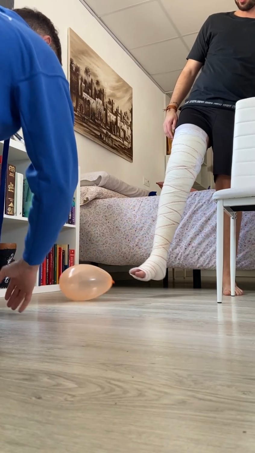 Rehabilitación de rodilla en el domicilio